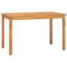 Garden Dining Table 120x70 cm | Solid Teak Wood | Hipomarket