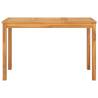 Garden Dining Table 120x70 cm | Solid Teak Wood | Hipomarket