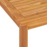 Garden Dining Table 120x70 cm | Solid Teak Wood | Hipomarket