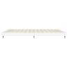 Stylish White Bed Frame 200x200 cm | Durable Engineered Wood