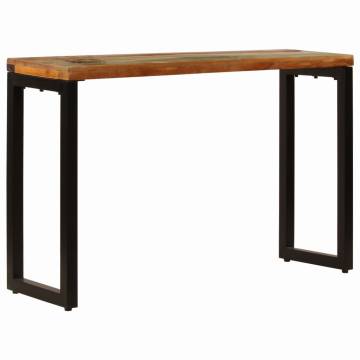 Stylish Console Table in Solid Reclaimed Wood & Steel | HipoMarket