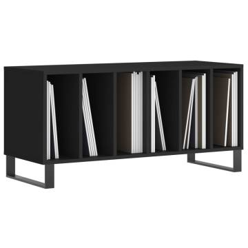 Record Cabinet Black - Stylish Vinyl Storage | Hipo Market