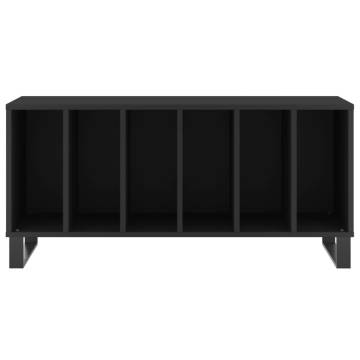 Record Cabinet Black - Stylish Vinyl Storage | Hipo Market