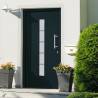 Front Door Aluminium and PVC Anthracite 100x200 cm Colour anthracite Size 100 x 200 cm Quantity in Package 1 Model right 