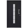 Stylish Anthracite Front Door - Aluminium & PVC | Hipo Market