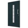 Stylish Anthracite Front Door - Aluminium & PVC | Hipo Market