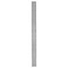 Galvanised Steel Garden Fence Posts - 40 pcs - 280 cm Silver