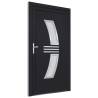 Front Door Anthracite 98x200 cm PVC - Security & Elegance