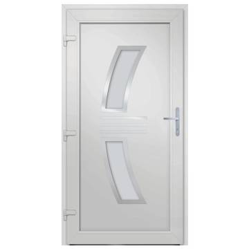 Front Door Anthracite 98x200 cm PVC - Security & Elegance