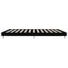 Black Bed Frame 140x200 cm | Durable Engineered Wood