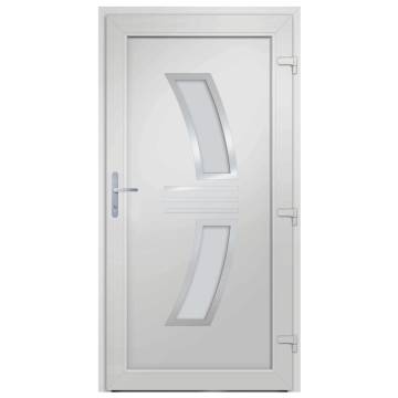 Front Door Anthracite 108x200 cm PVC - Stylish Security