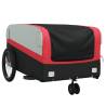 Sturdy Bike Trailer Black and Red - 45 kg Load Capacity