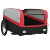 Bike Trailer Black and Red - 45 kg Iron | HipoMarket