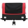 Bike Trailer Black and Red - 45 kg Iron | HipoMarket