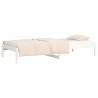 Day Bed White 90x200 cm Solid Wood Pine - Versatile Design