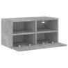 TV Wall Cabinet Concrete Grey 60x30x30 cm - HipoMarket UK