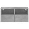 TV Wall Cabinet Concrete Grey 60x30x30 cm - HipoMarket UK