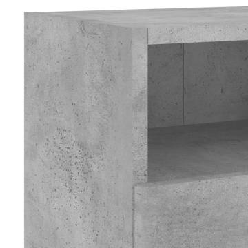 TV Wall Cabinet Concrete Grey 60x30x30 cm - HipoMarket UK