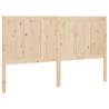 Stylish Solid Pine Wood Bed Headboard - 145.5x4x100 cm