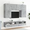 TV Wall Cabinet Concrete Grey 80x30 cm | Modern Storage Solution