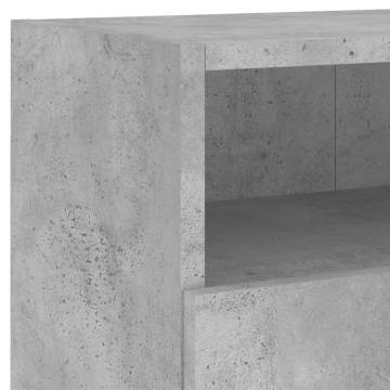 TV Wall Cabinet Concrete Grey 80x30 cm | Modern Storage Solution