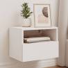 TV Wall Cabinets 2 pcs White 40x30x30 cm Engineered Wood Colour white Quantity in Package 2 Width 40 cm 