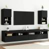 TV Cabinets with LED Lights 2 pcs Black 30.5x30x60 cm Colour black Size 30.5 x 30 x 60 cm Quantity in Package 2 