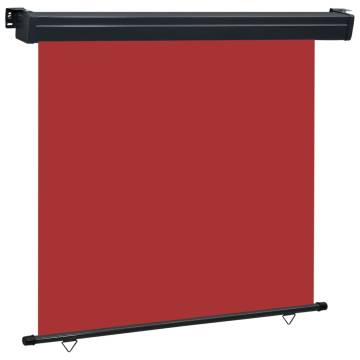 Balcony Side Awning 170x250 cm Red - Privacy & Style