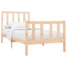 Solid Wood Pine Bed Frame 90x200 cm | Modern Bedroom Design