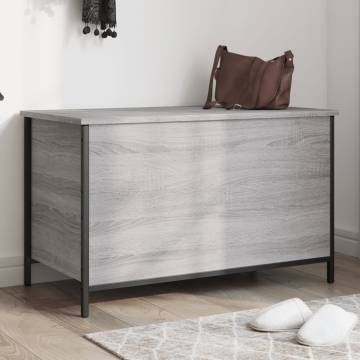 Storage Bench Grey Sonoma - Stylish & Functional Storage