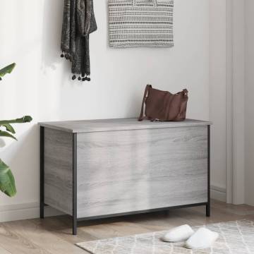 Storage Bench Grey Sonoma - Stylish & Functional Storage