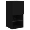 6 Piece TV Wall Units with LED - Stylish Black Design