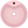 Luxury Matt Pink Ceramic Wash Basin - 36x13 cm