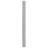 Garden Fence Posts 10 pcs Silver 280 cm Galvanised Steel