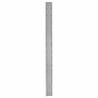 Garden Fence Posts 10 pcs Silver 280 cm Galvanised Steel