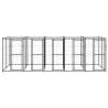 Outdoor Dog Kennel Steel with Roof | 12.1 m² | HipoMarket