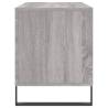 Record Cabinet Grey Sonoma - Stylish Vinyl Storage