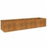 Garden Raised Bed 194x50x36 cm Corten Steel - Durable & Stylish