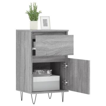 Stylish Grey Sonoma Sideboards - 2 pcs | Hipomarket UK