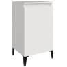 High Gloss White Bedside Cabinet - Stylish & Durable Design