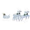 Reindeer & Sleigh Christmas Decoration | 100 LEDs Outdoor Silver