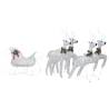 Reindeer & Sleigh Christmas Decoration | 100 LEDs Outdoor Silver