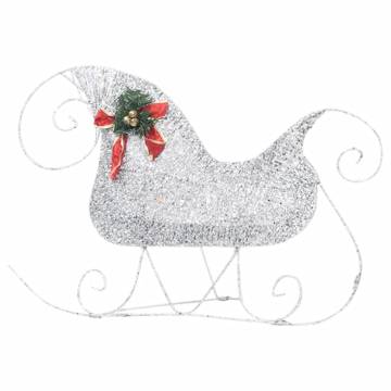 Reindeer & Sleigh Christmas Decoration | 100 LEDs Outdoor Silver