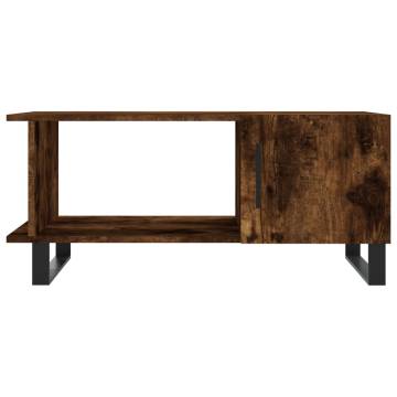 Coffee Table Smoked Oak - Elegant & Durable | HipoMarket