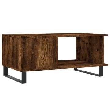 Coffee Table Smoked Oak - Elegant & Durable | HipoMarket