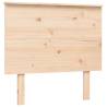 Solid Wood Bed Frame with Headboard - 90x200 cm | HipoMarket