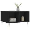 Elegant Black Coffee Table - 60x50x36.5 cm | Hipo Market