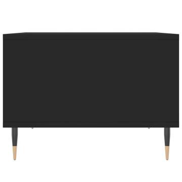 Elegant Black Coffee Table - 60x50x36.5 cm | Hipo Market