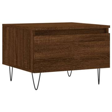 Stylish Brown Oak Coffee Table | 50x46x35 cm | HipoMarket