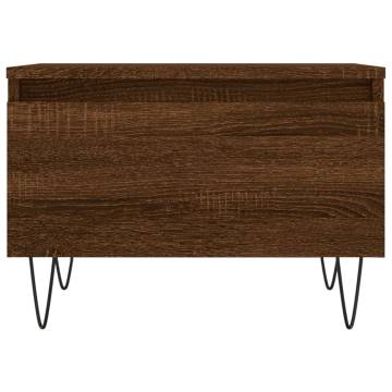 Stylish Brown Oak Coffee Table | 50x46x35 cm | HipoMarket